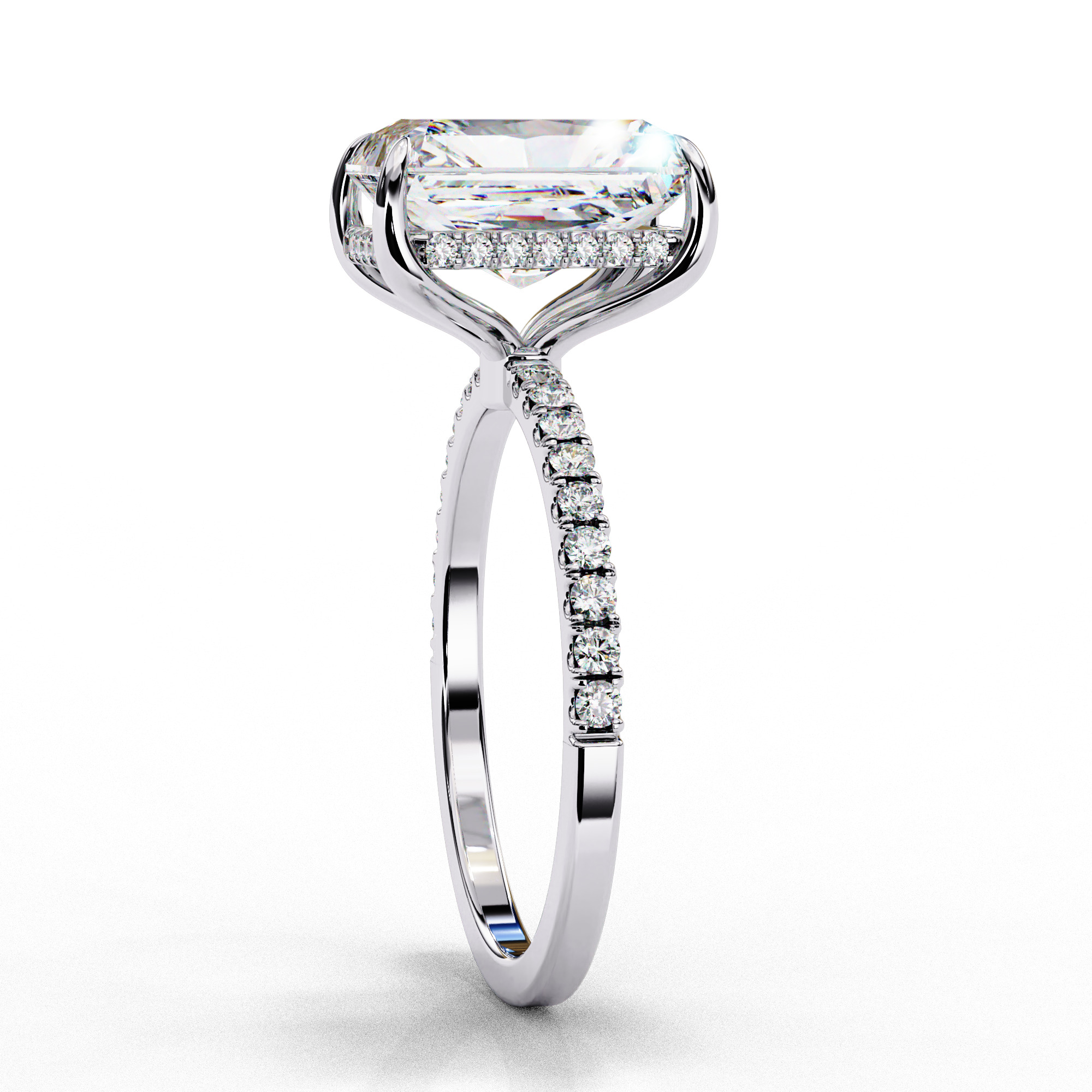 RADIANT DIAMOND RING -CAD-002 3D model_6