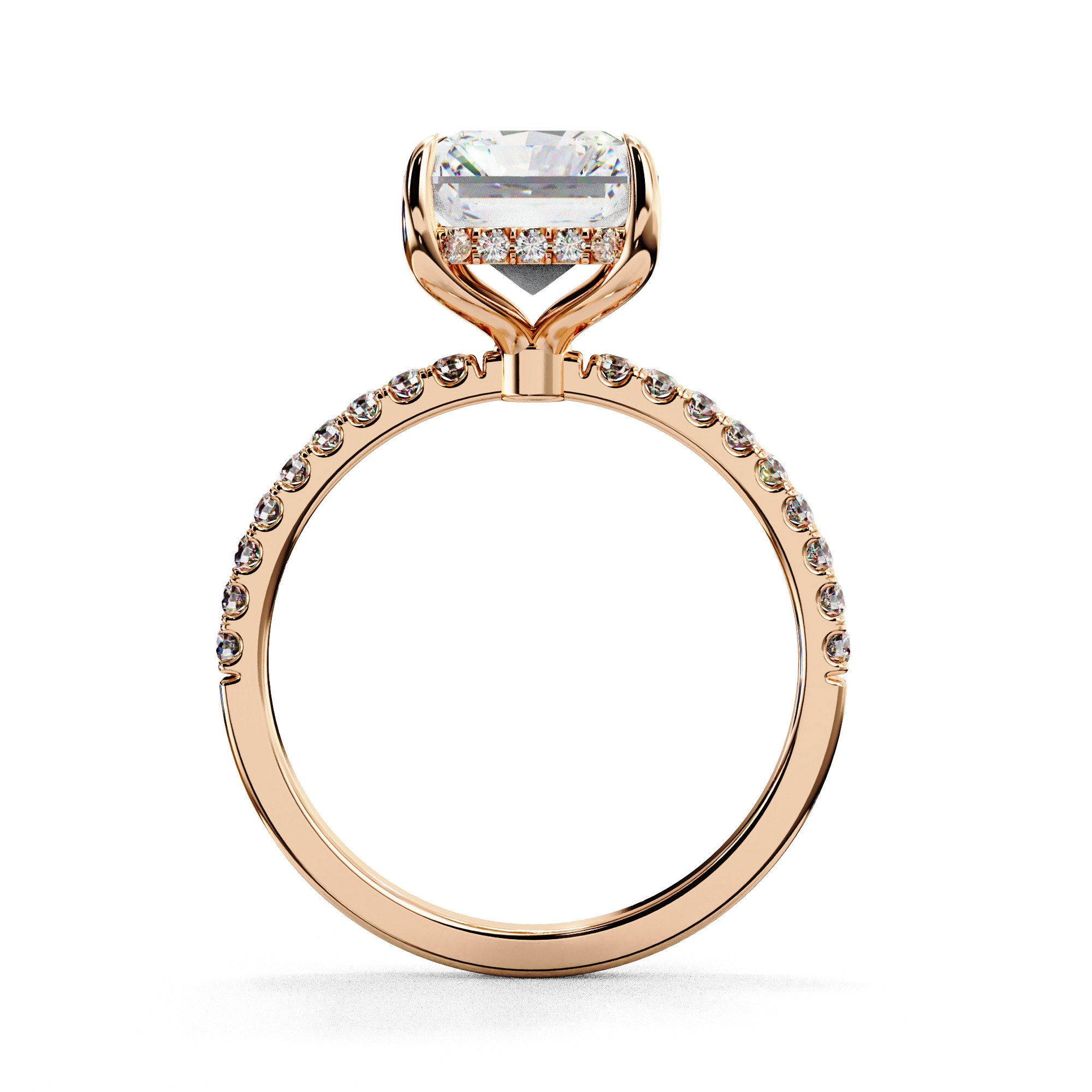 RADIANT DIAMOND RING -CAD-002 3D model_11