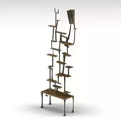 bertoia sculpure Free 3D model