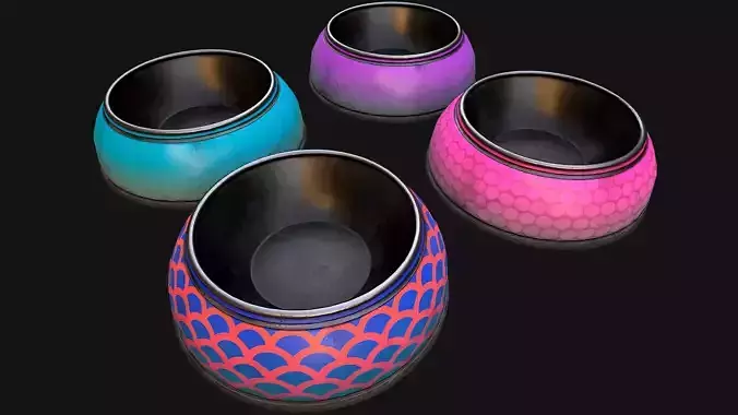 Pet Food Bowl Dishes for Cat Dog