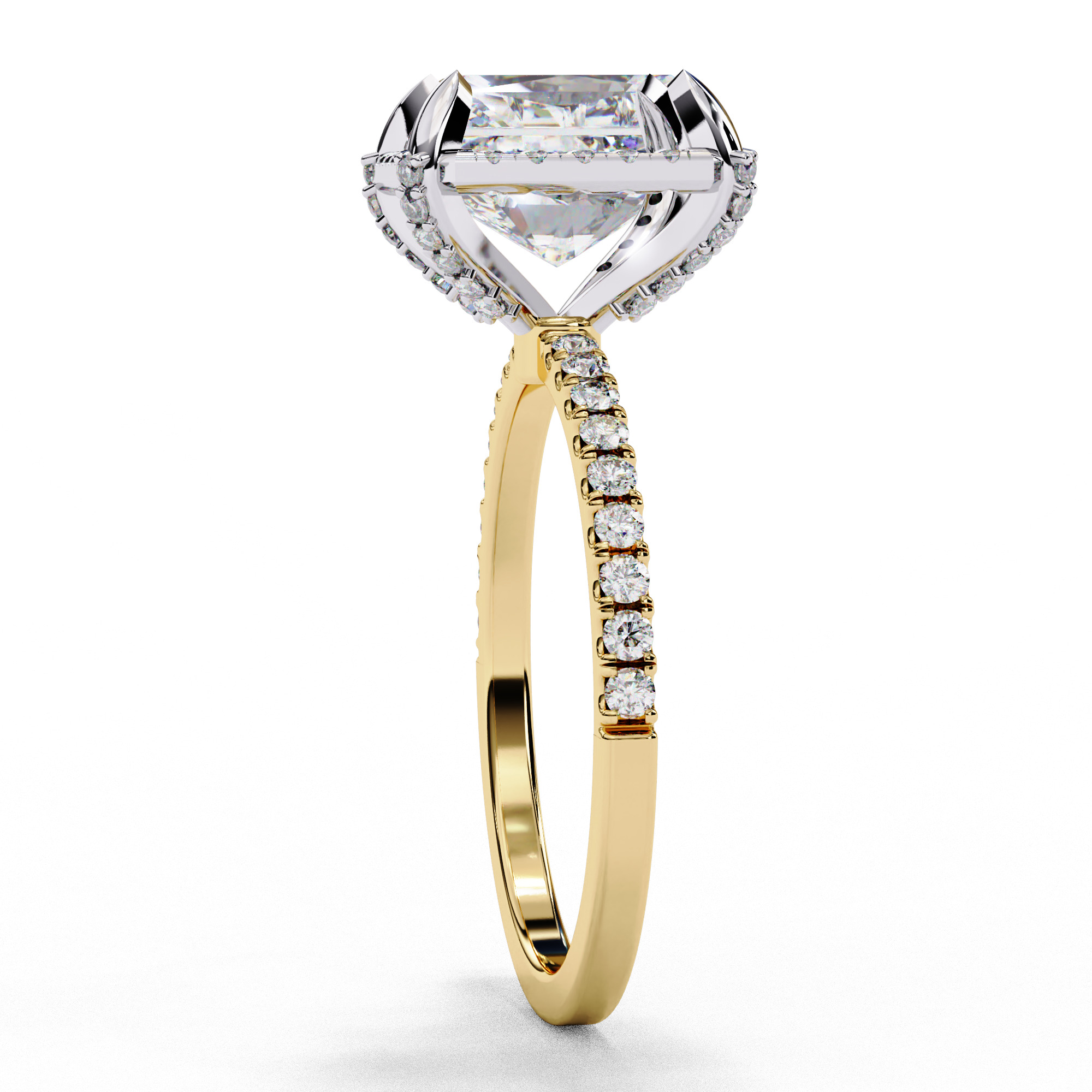 RADIANT DIAMOND RING -CAD-003 3D model_10