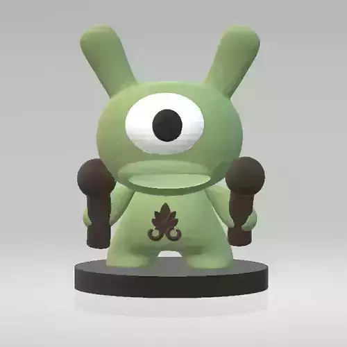 alien character 3D print model