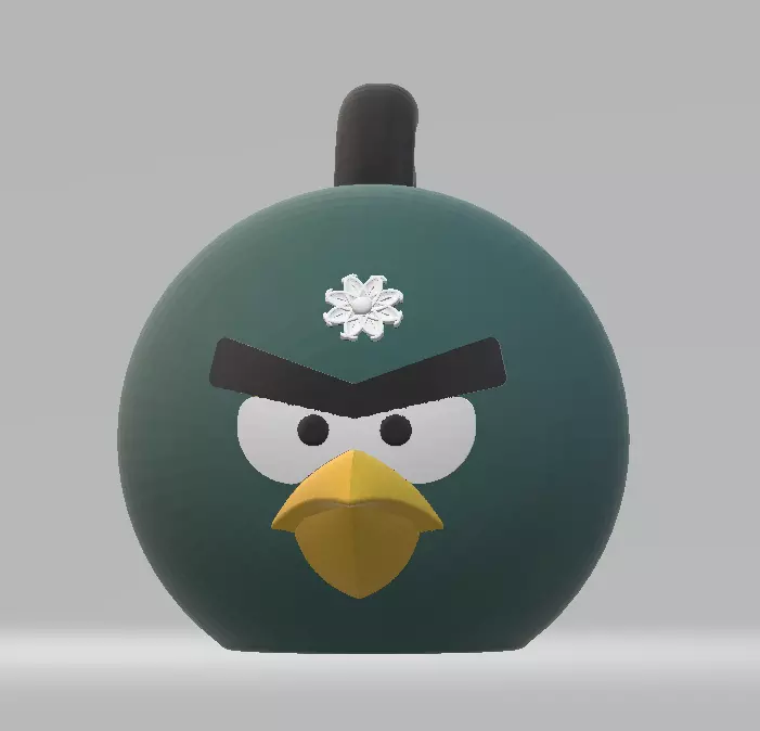 angry style character 3D print model
