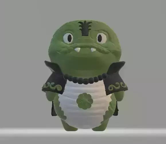 crocodile character 3D print model