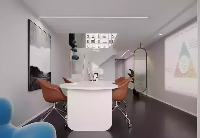  Office interior scene 33