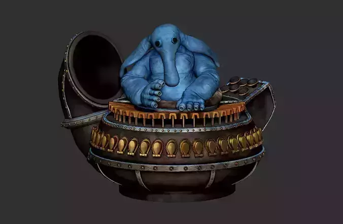 Max rebo 1983 3D print model