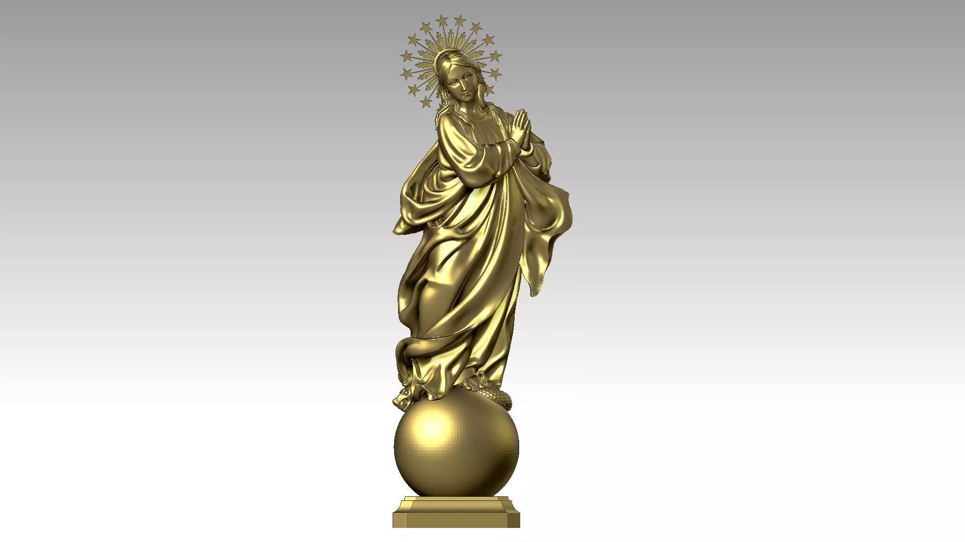 Immaculate Mother - Virgin Mary 3D print model_0