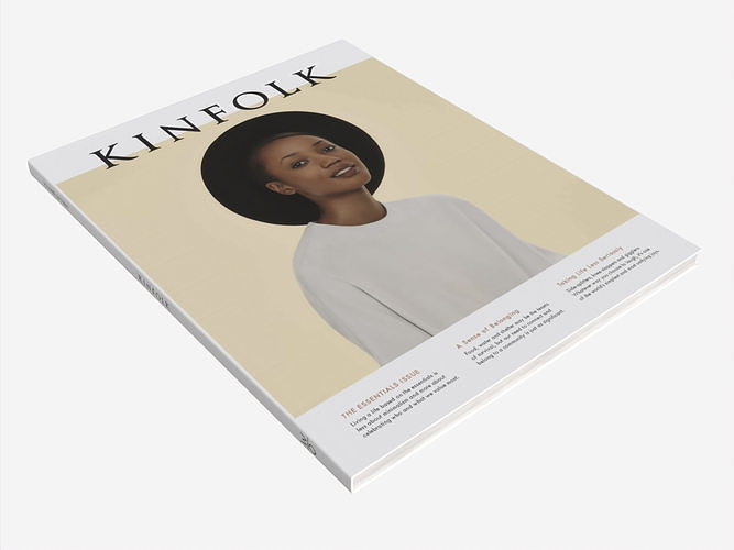 Kinfolk Magazine Volume 16 Low-poly 3D model