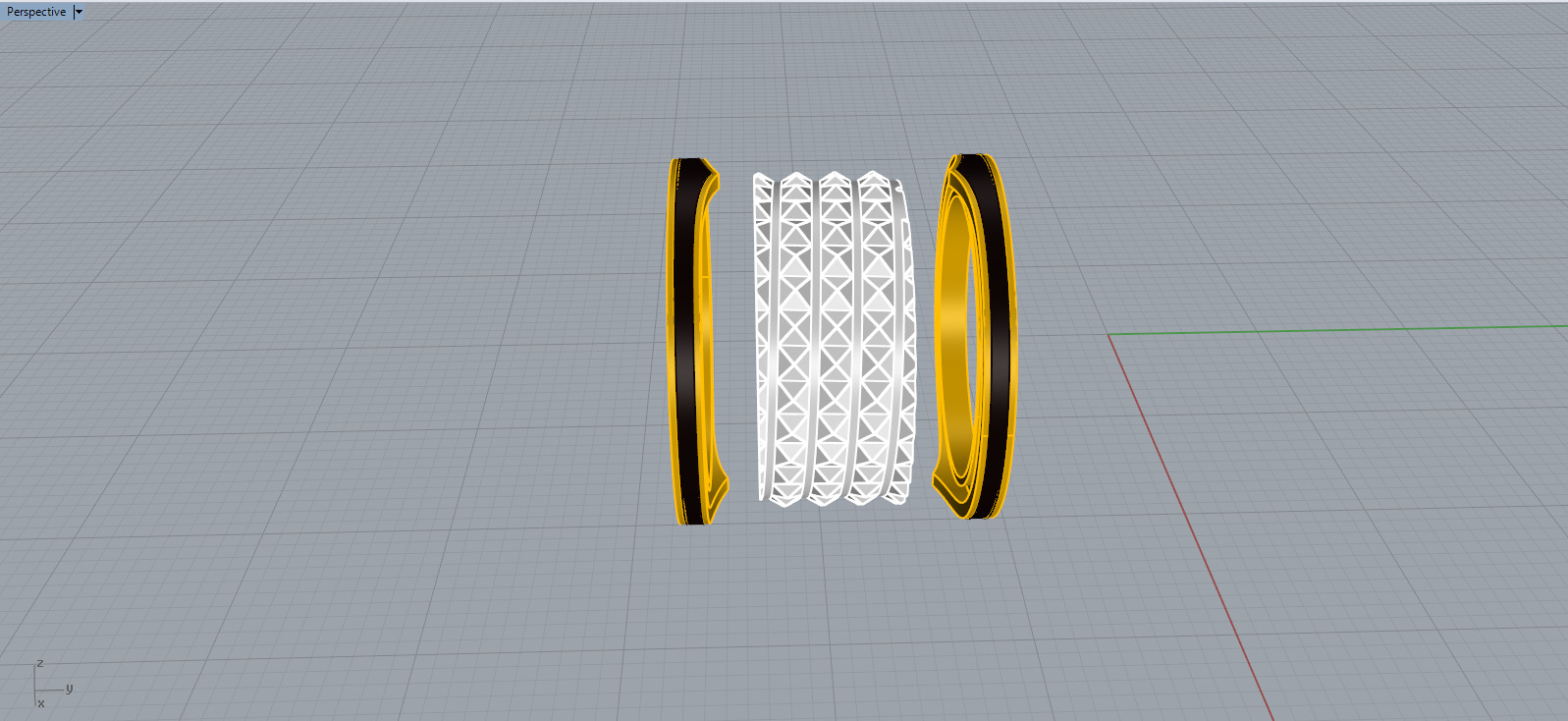 Bvlgari Ring 3D print model E 08 3D print model_33