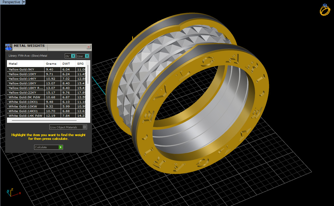 Bvlgari Ring 3D print model E 08 3D print model_28