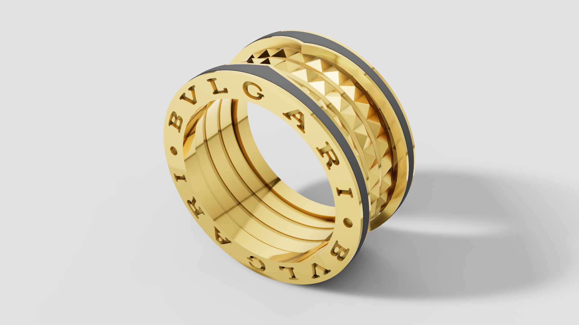 Bvlgari Ring 3D print model E 08 3D print model_8