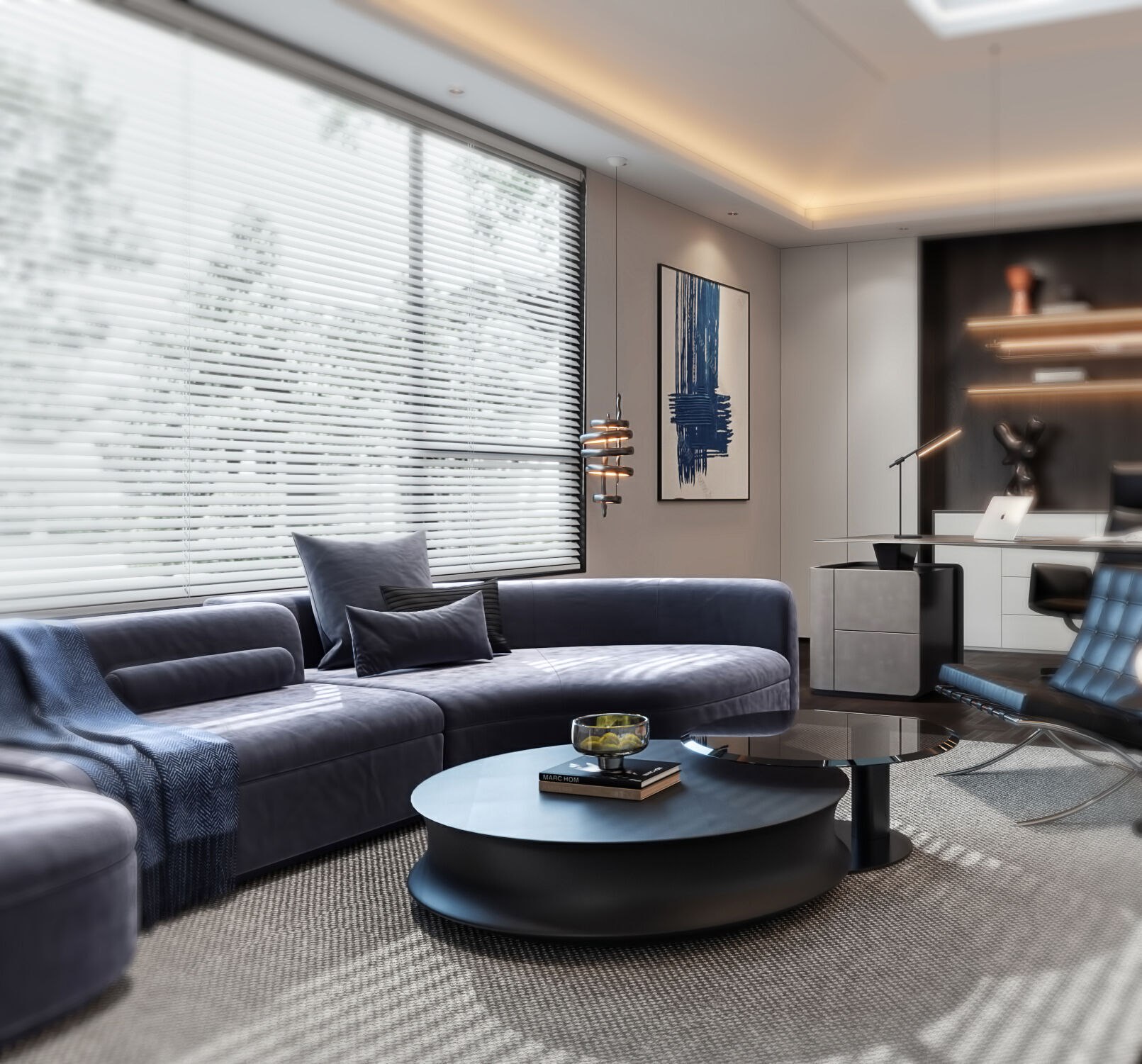  Office interior scene 47 3D model_1