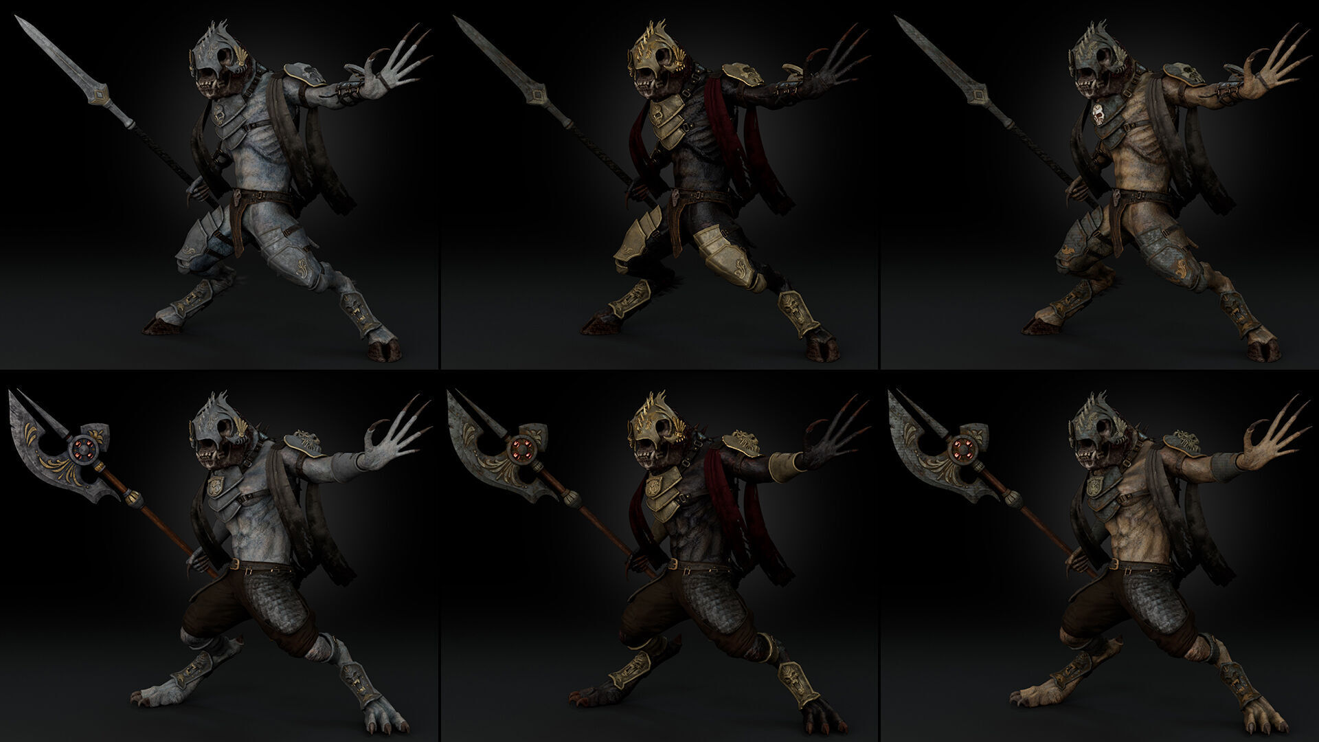 Gloom Spearman Low-poly 3D model_49