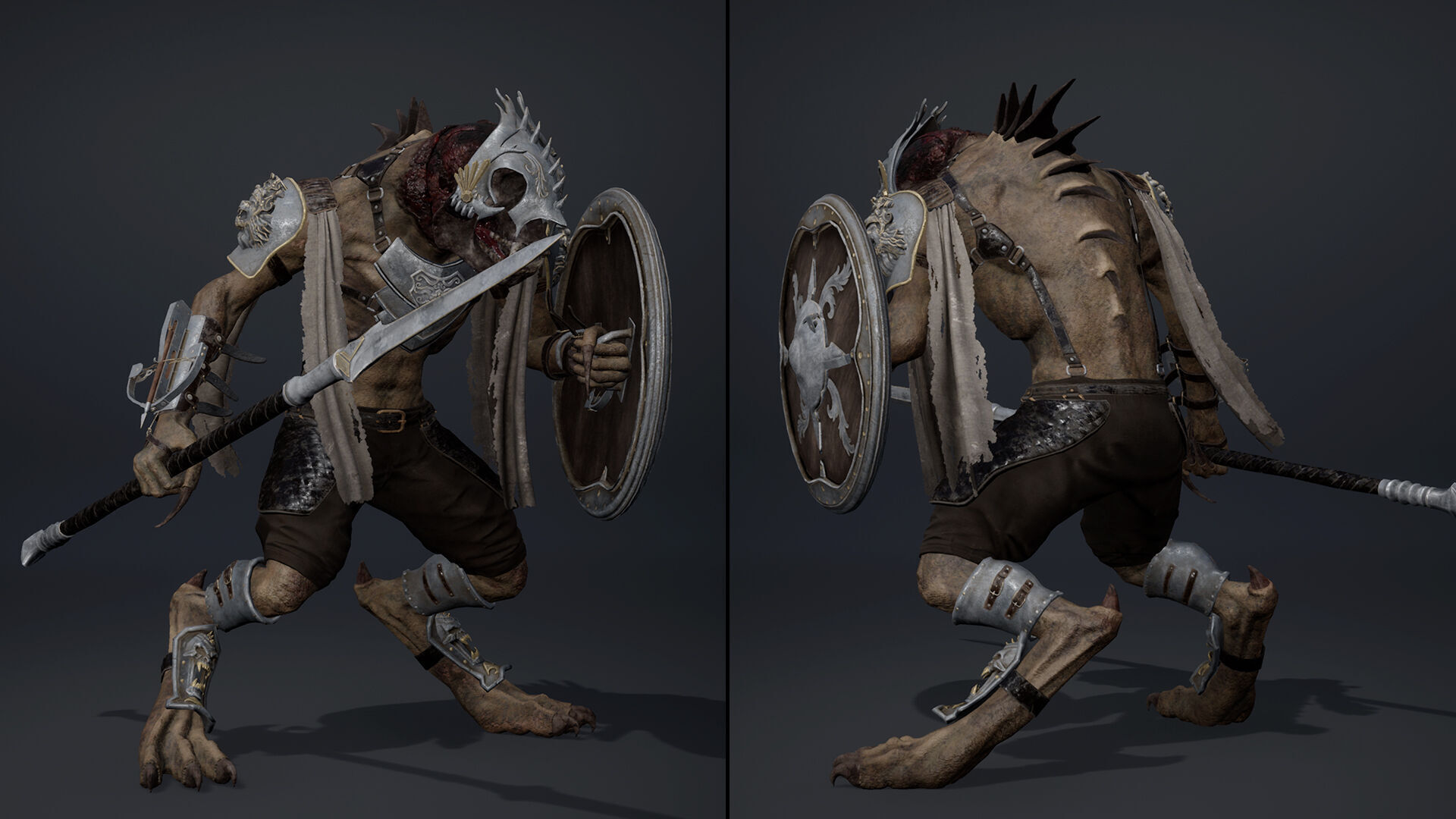 Gloom Spearman Low-poly 3D model_14