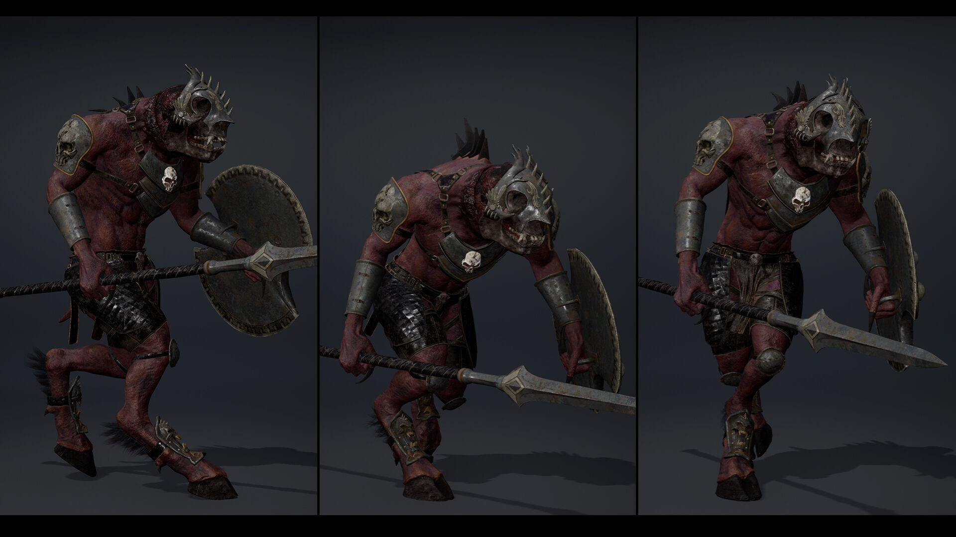 Gloom Spearman Low-poly 3D model_26