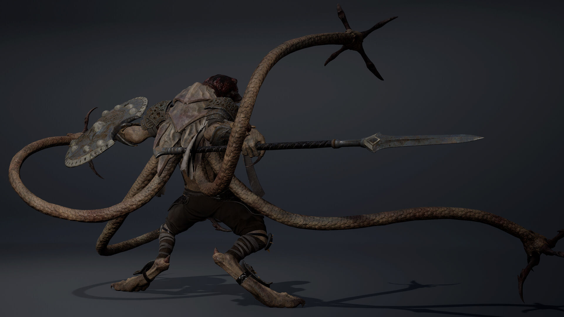 Gloom Spearman Low-poly 3D model_36