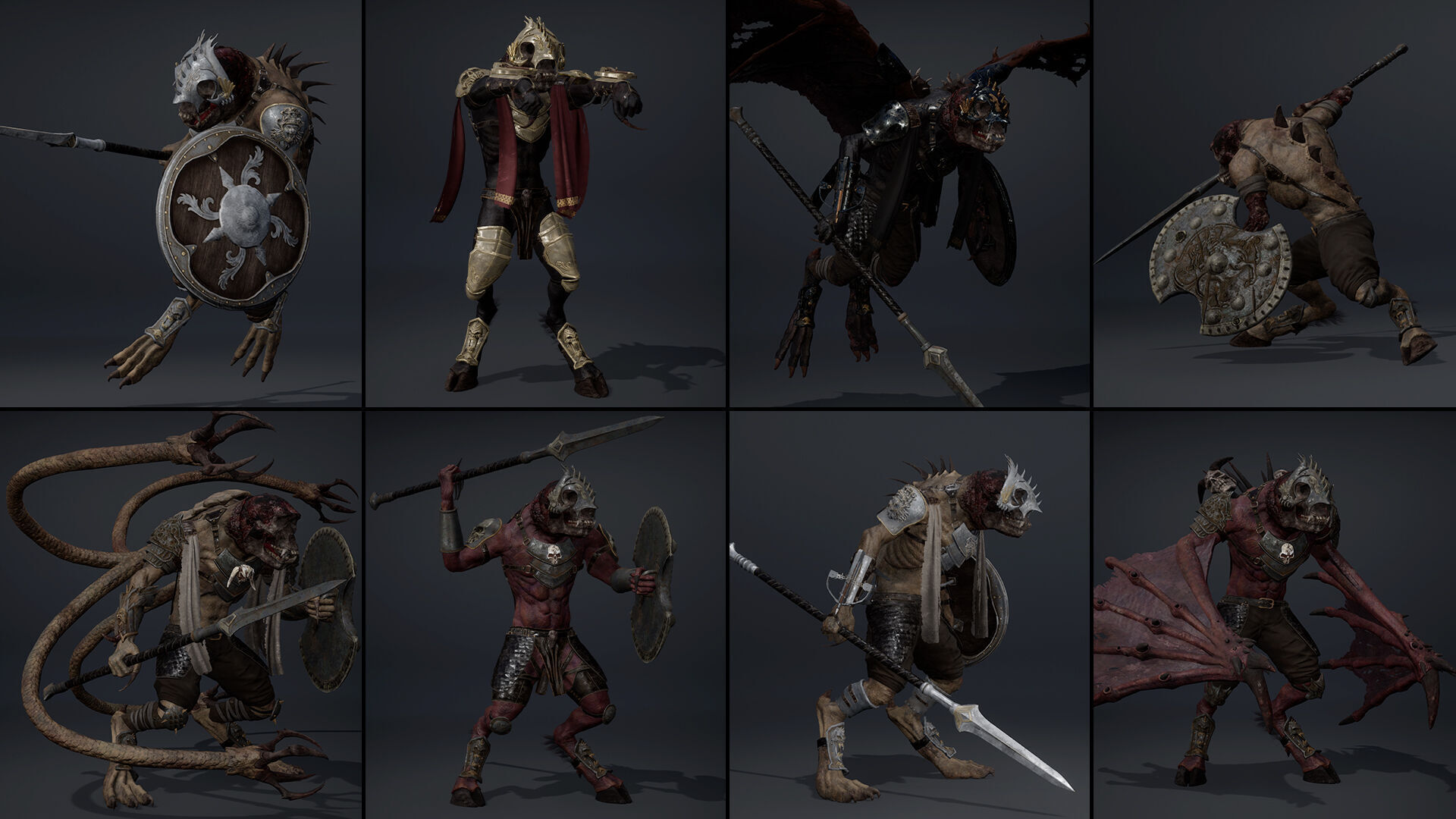 Gloom Spearman Low-poly 3D model_11