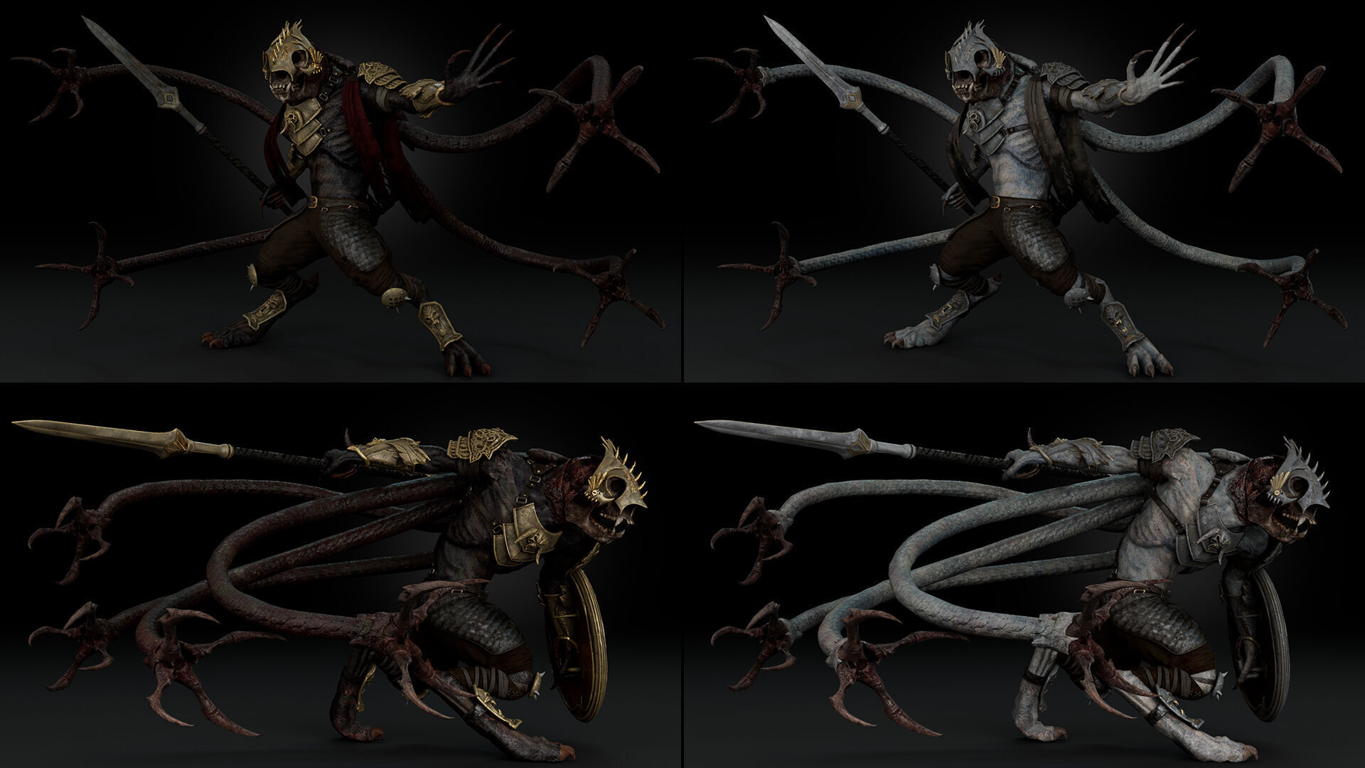 Gloom Spearman Low-poly 3D model_52