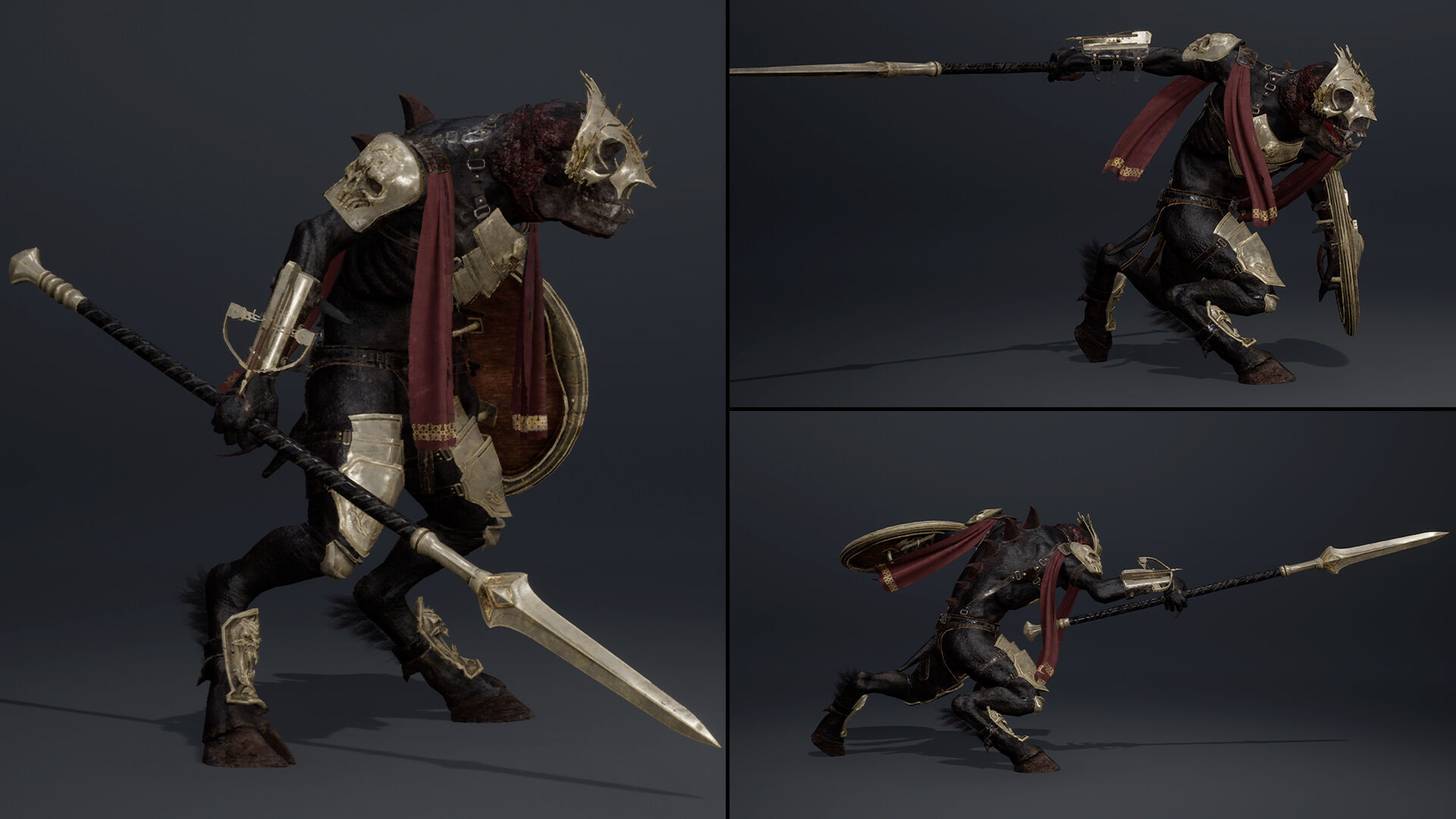 Gloom Spearman Low-poly 3D model_19