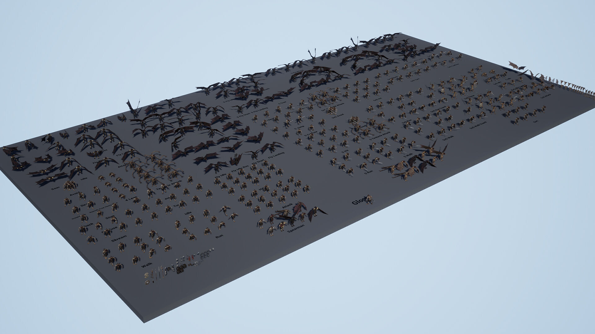 Gloom Spearman Low-poly 3D model_13