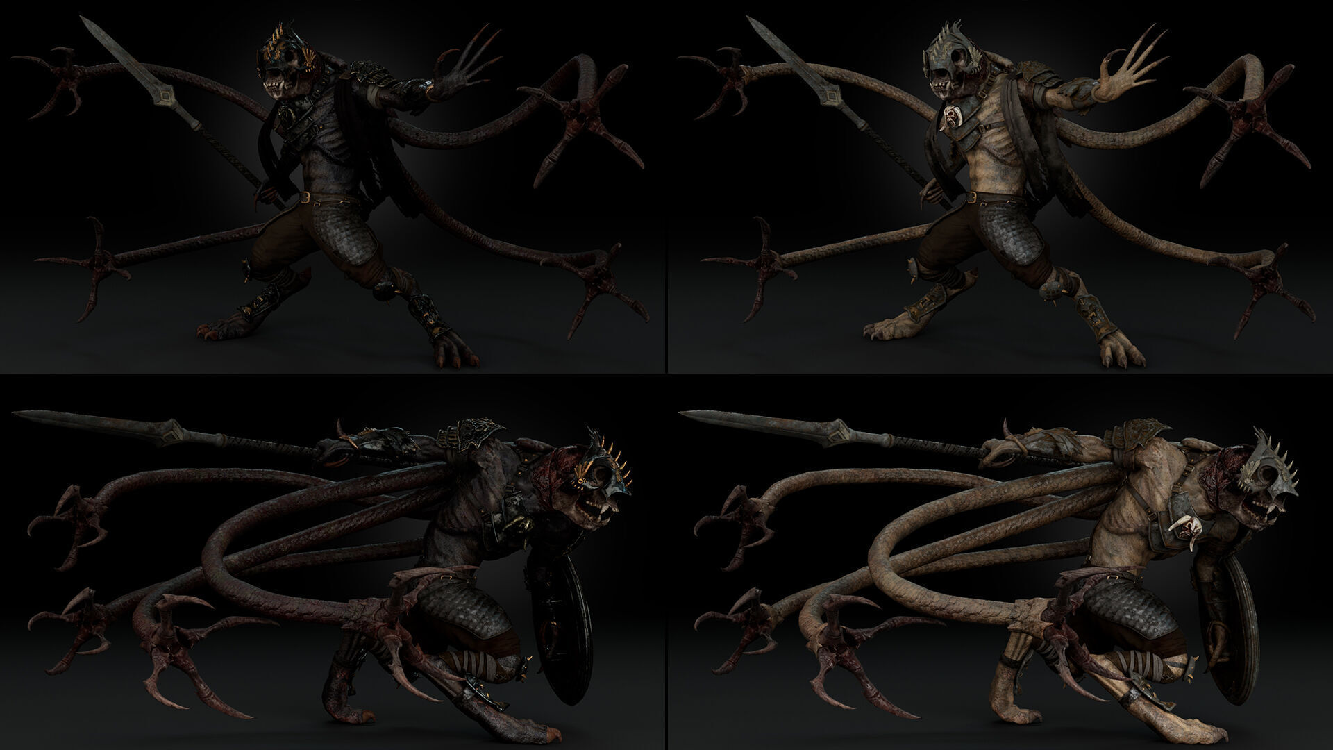 Gloom Spearman Low-poly 3D model_53