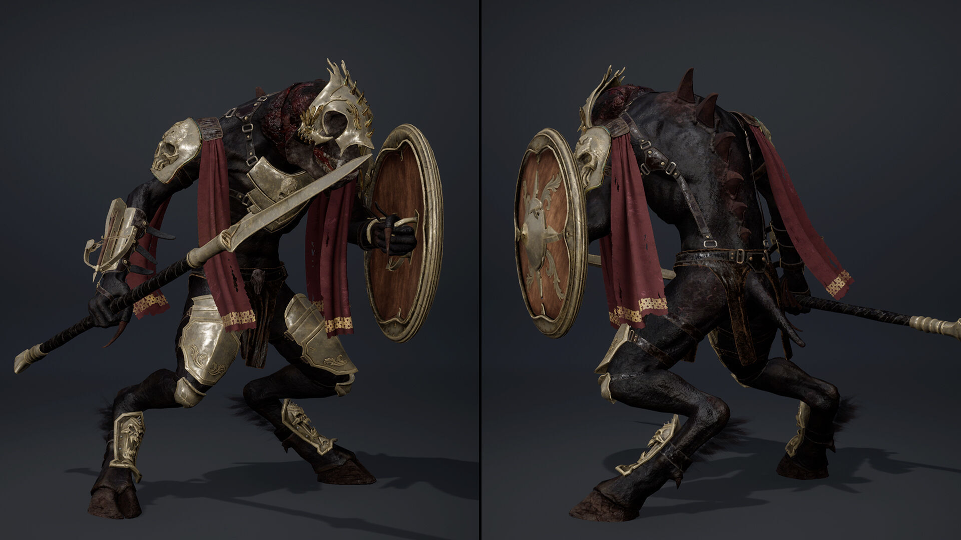 Gloom Spearman Low-poly 3D model_17