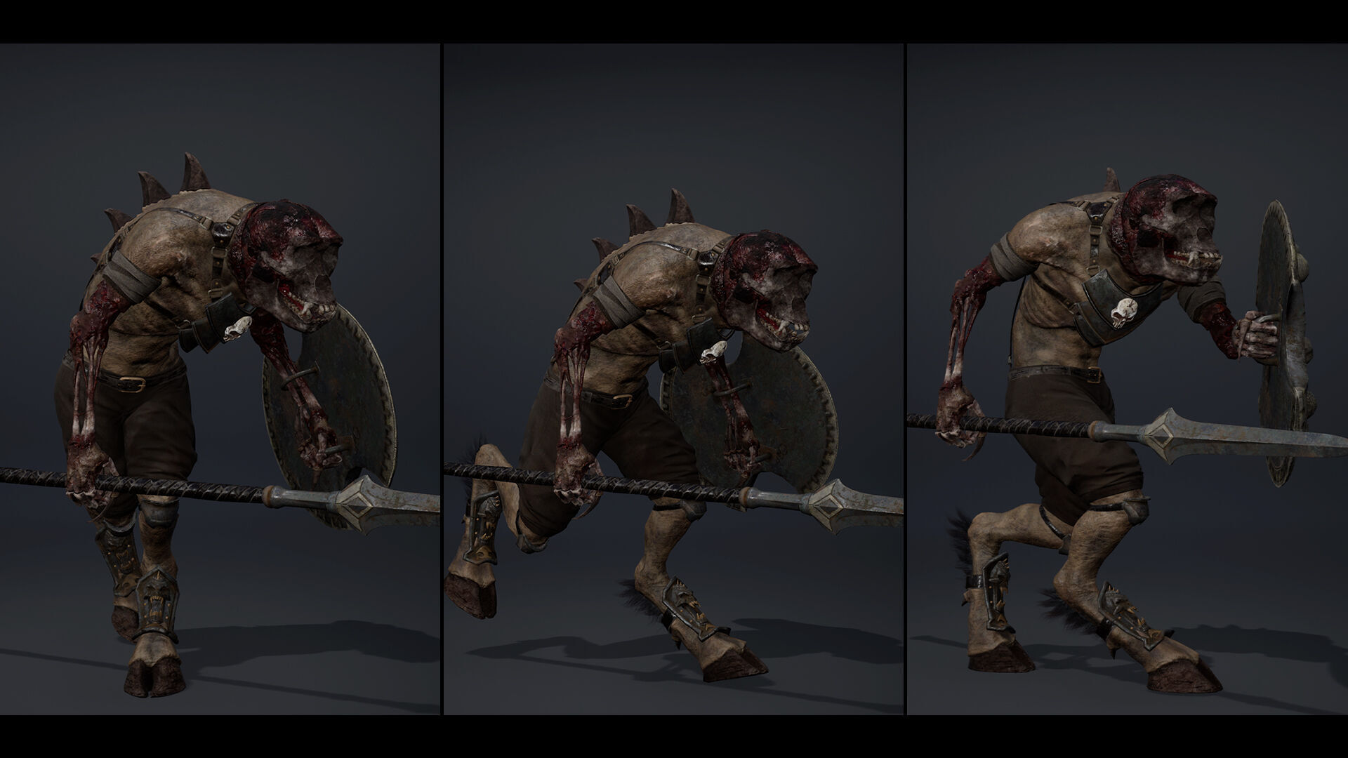 Gloom Spearman Low-poly 3D model_32