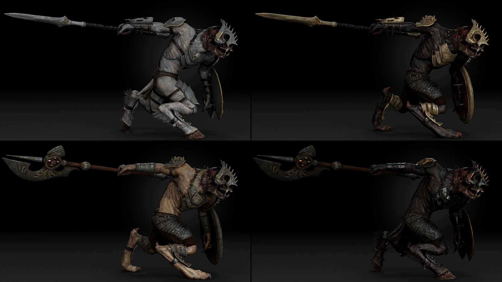 Gloom Spearman Low-poly 3D model_50