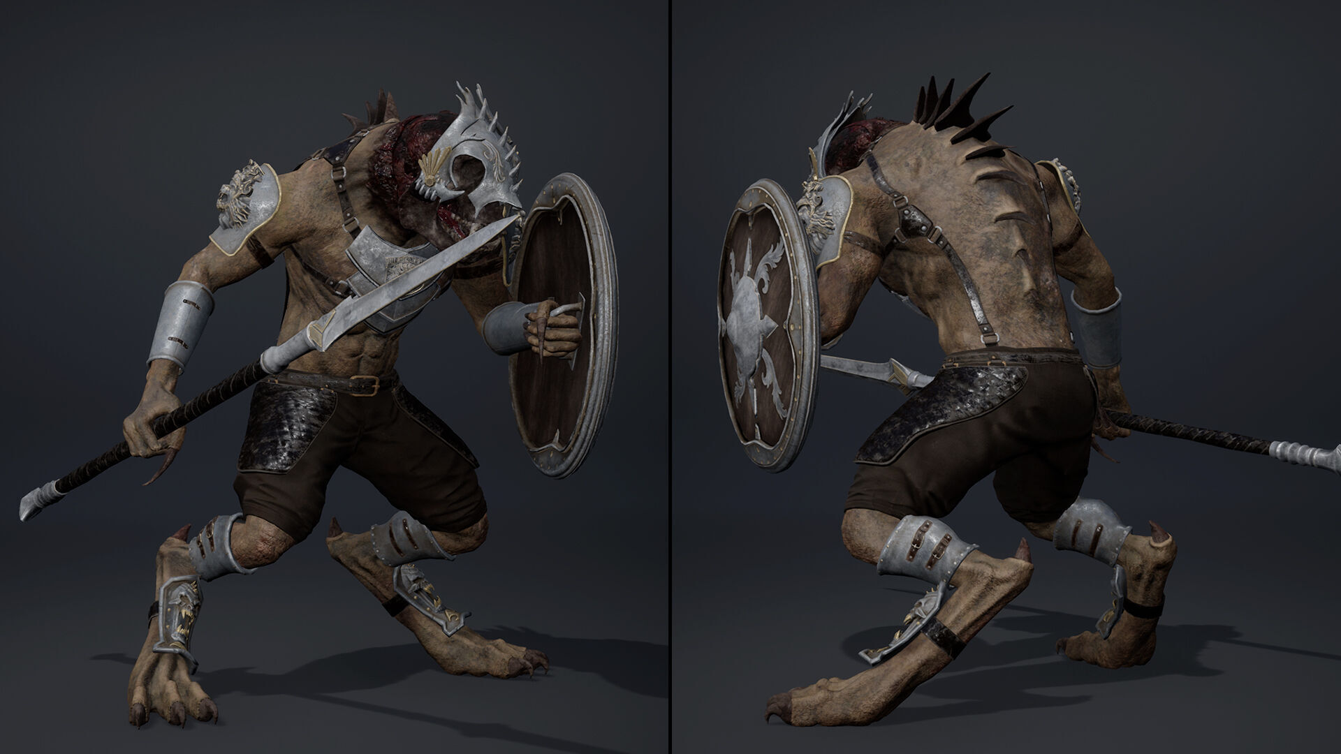 Gloom Spearman Low-poly 3D model_21
