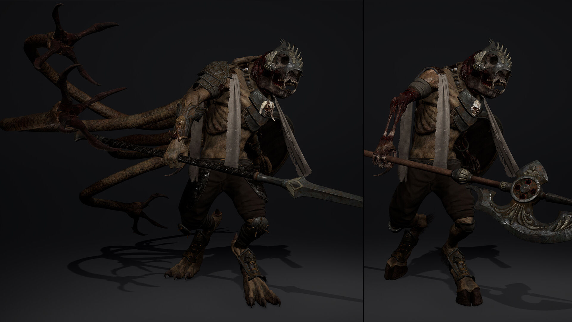 Gloom Spearman Low-poly 3D model_46