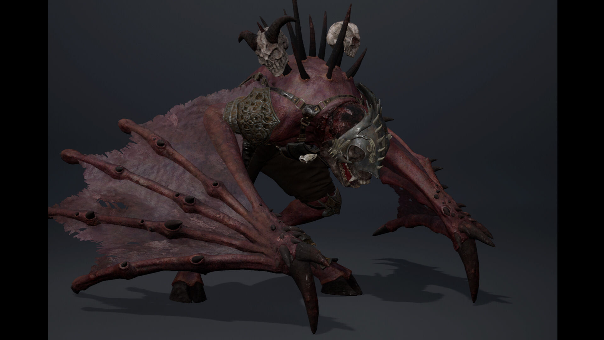 Gloom Spearman Low-poly 3D model_41