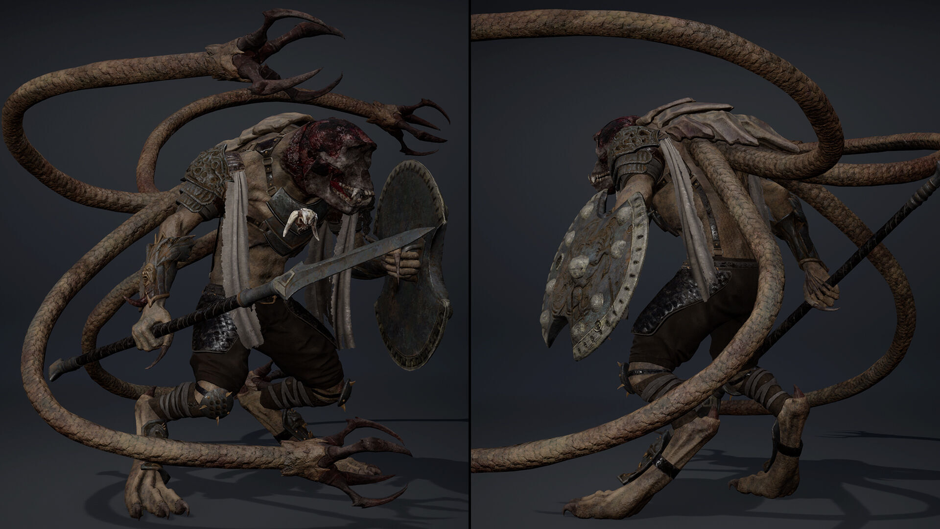 Gloom Spearman Low-poly 3D model_34