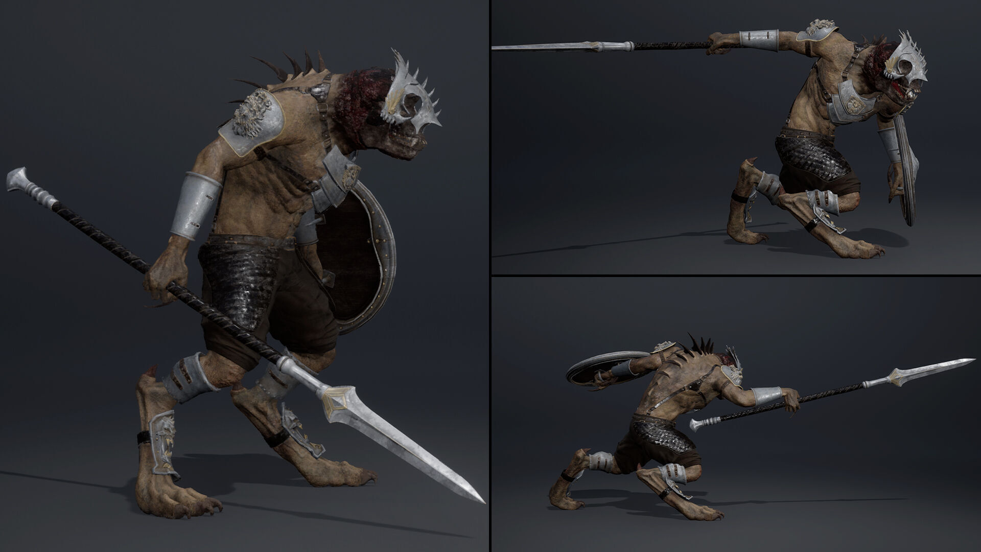 Gloom Spearman Low-poly 3D model_23