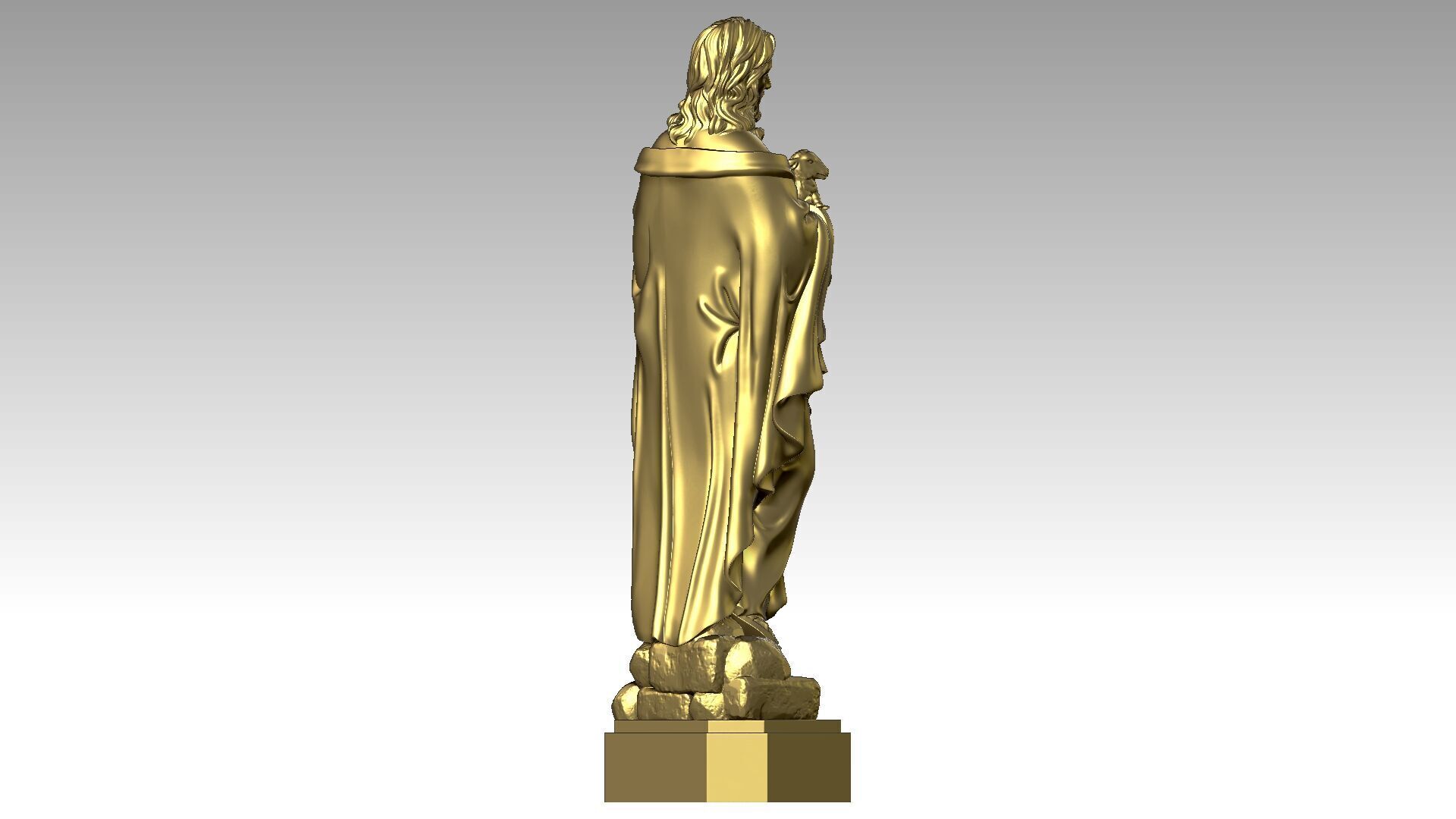 The Good Shepherd - Jesus Christ  3D print model_5