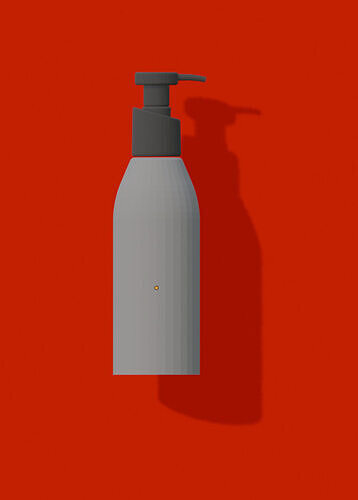 Pump Bottle 3D Model  Liquid Soap or Lotion Dispenser Free 3D print model