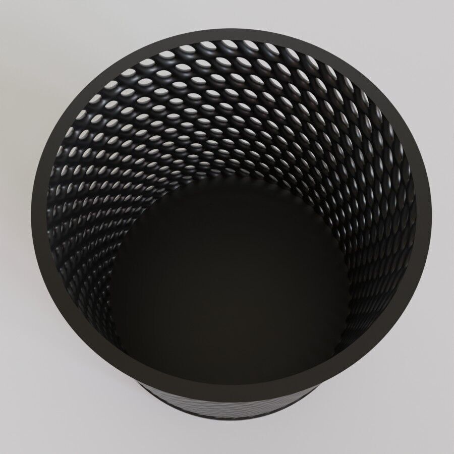 3d Printable Pencil Holder Free 3D print model_2