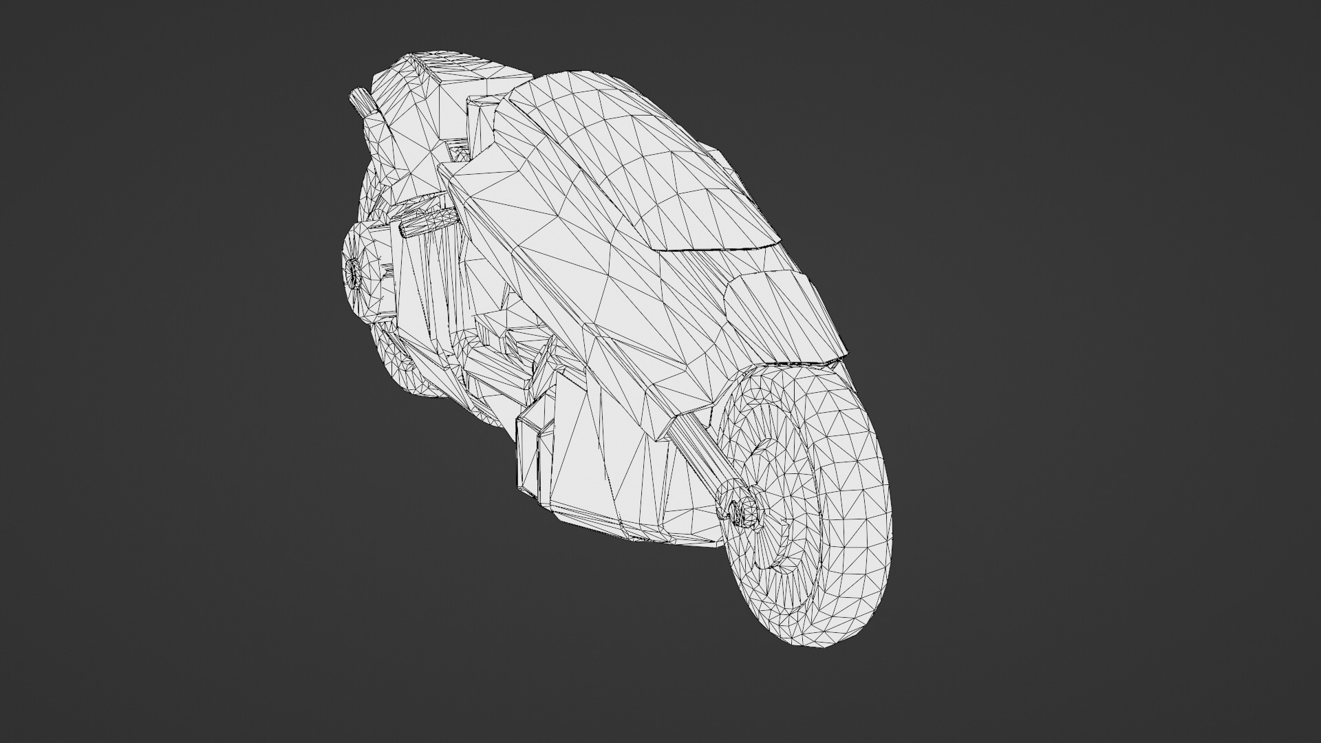 Free Akira Bike Futuristic Sci-Fi Motorcycle 3D Model Free low-poly 3D model_34