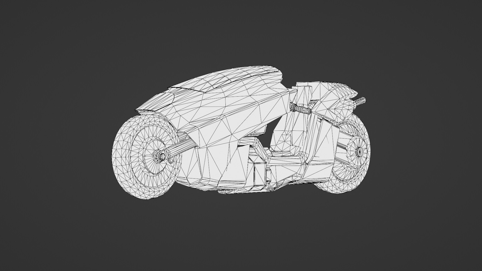 Free Akira Bike Futuristic Sci-Fi Motorcycle 3D Model Free low-poly 3D model_29