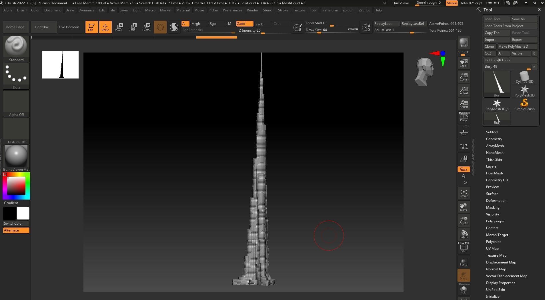 Burj Khalifa 3d Model  3D model_13