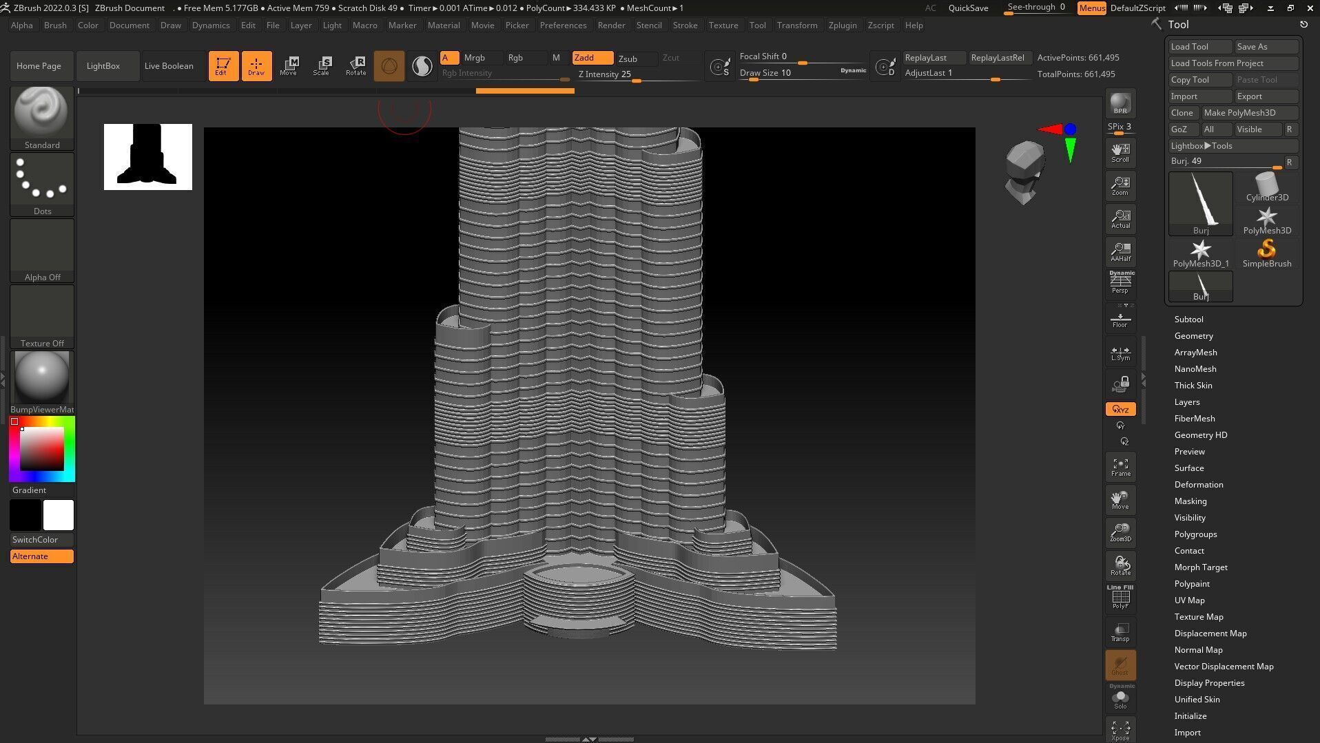 Burj Khalifa 3d Model  3D model_14