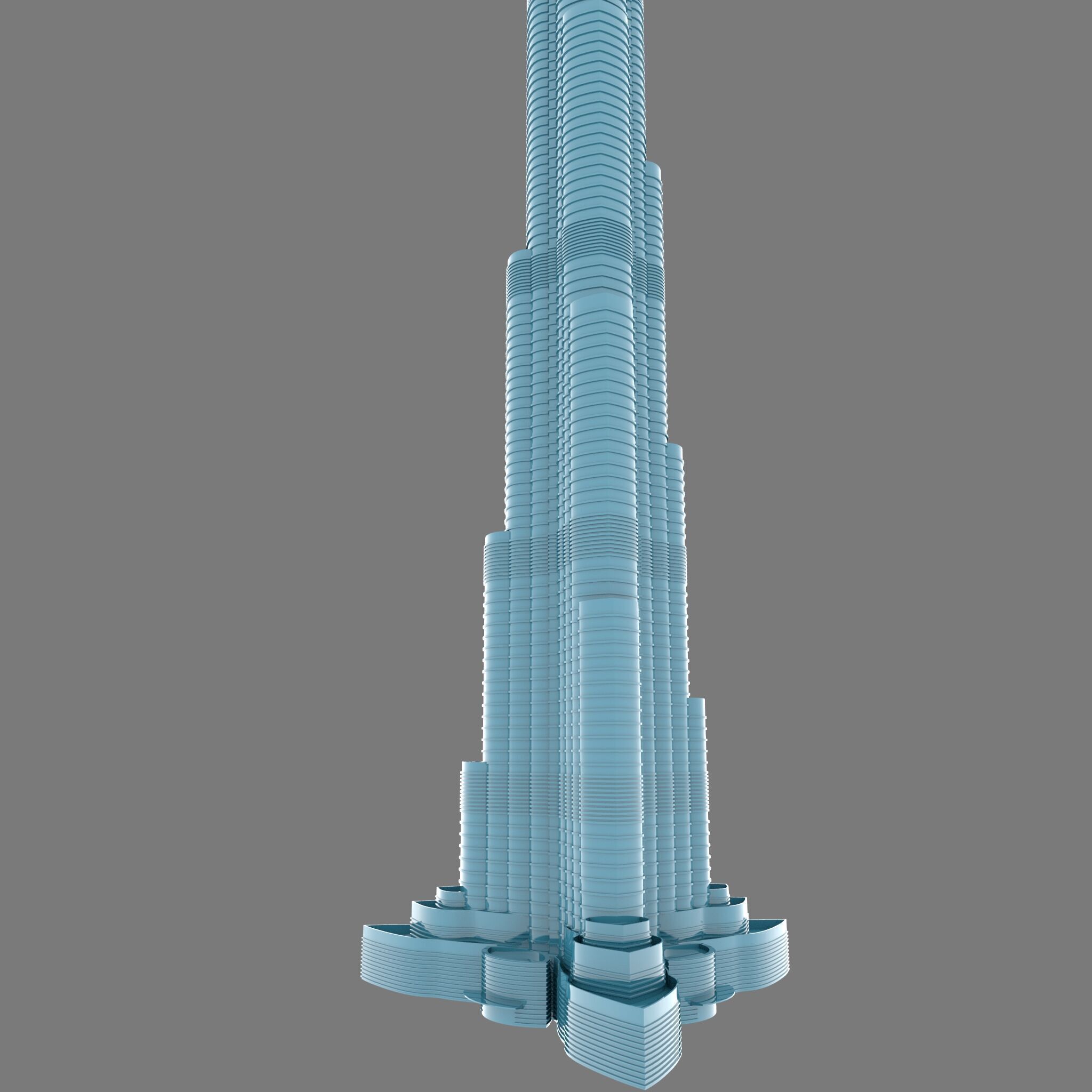 Burj Khalifa 3d Model  3D model_3