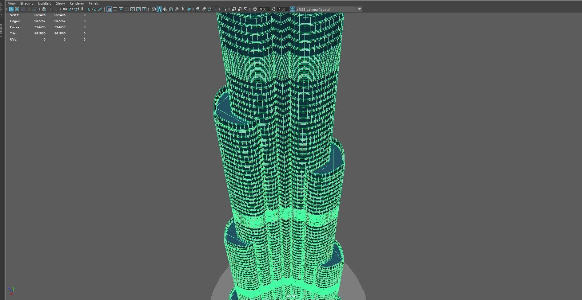 Burj Khalifa 3d Model  3D model_9