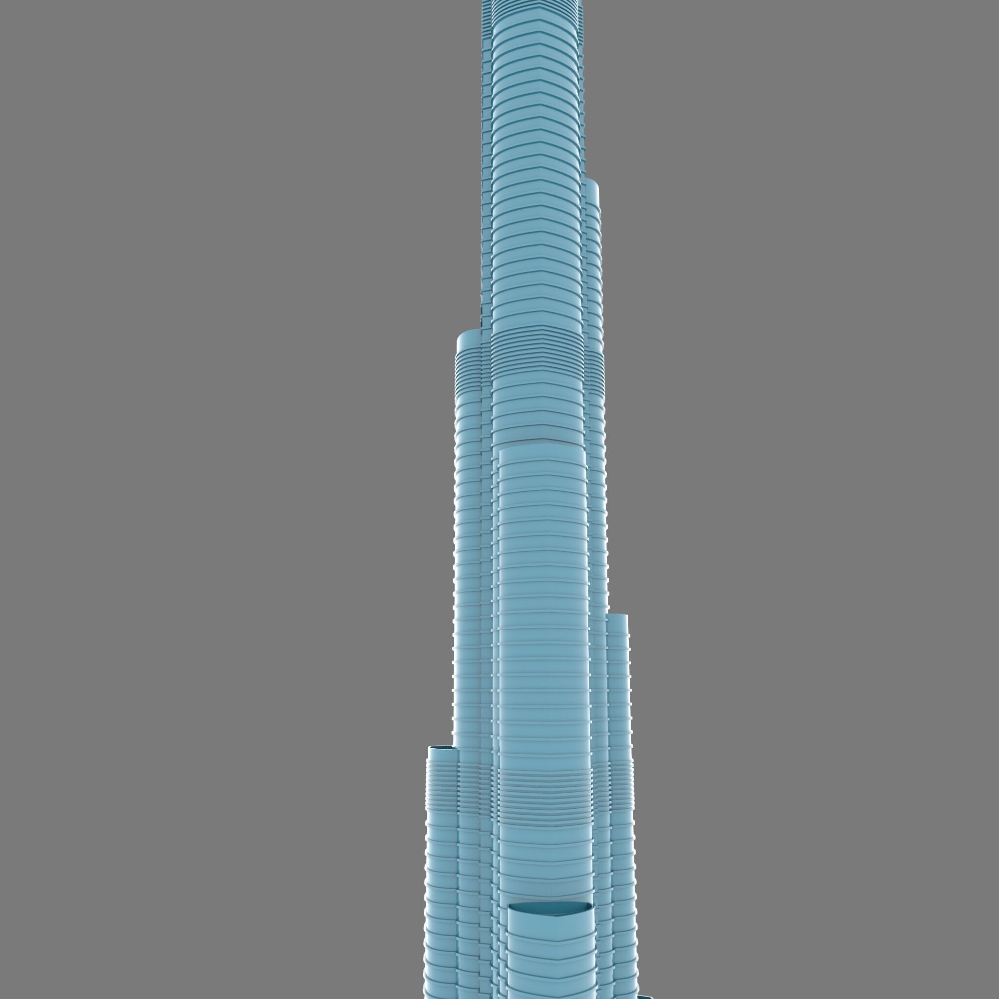 Burj Khalifa 3d Model  3D model_4