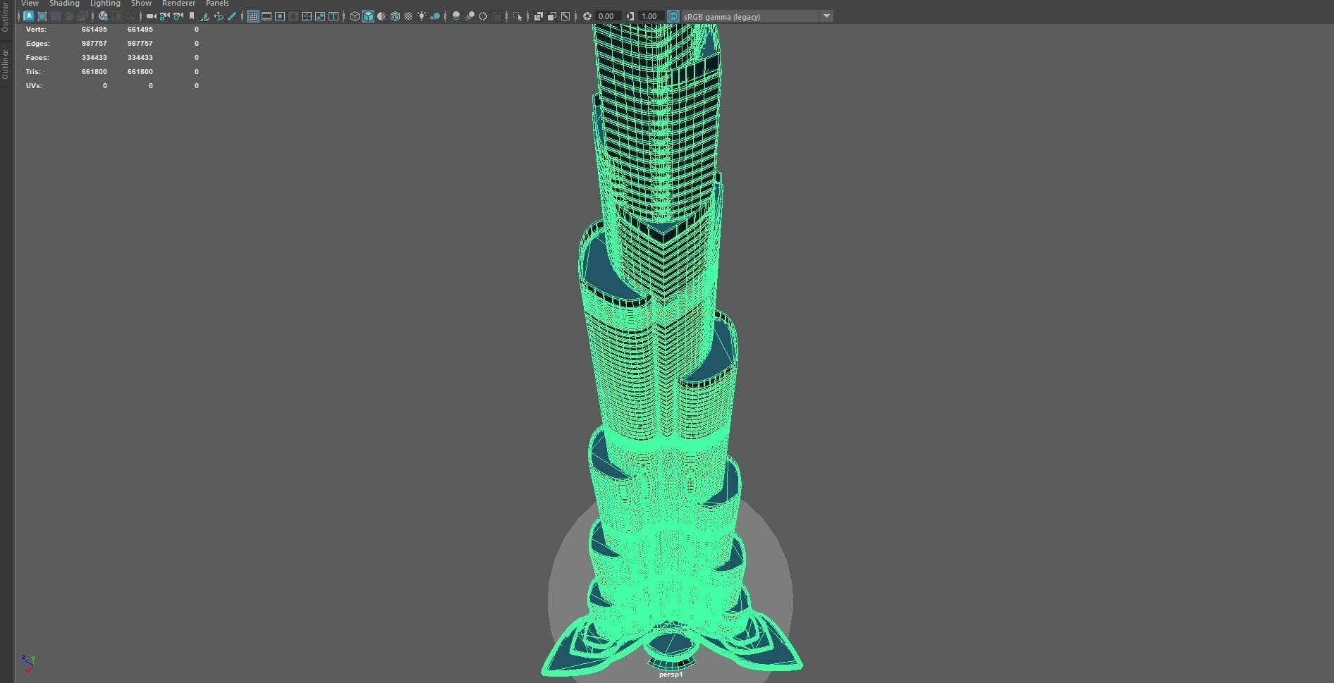 Burj Khalifa 3d Model  3D model_10