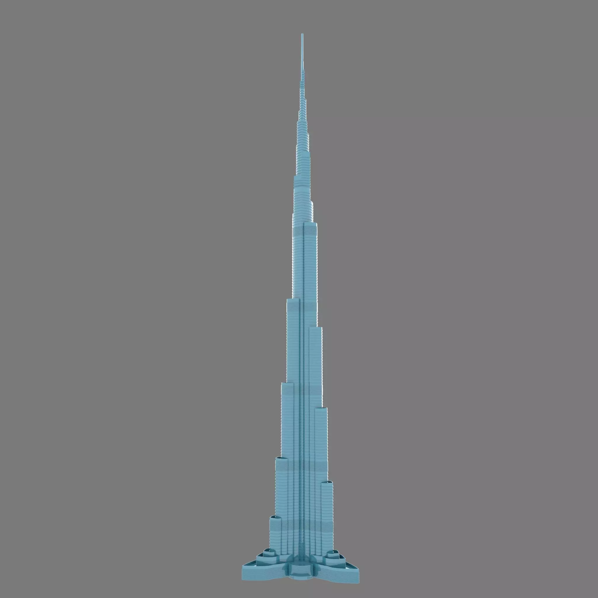 Burj Khalifa 3d Model  3D model_0