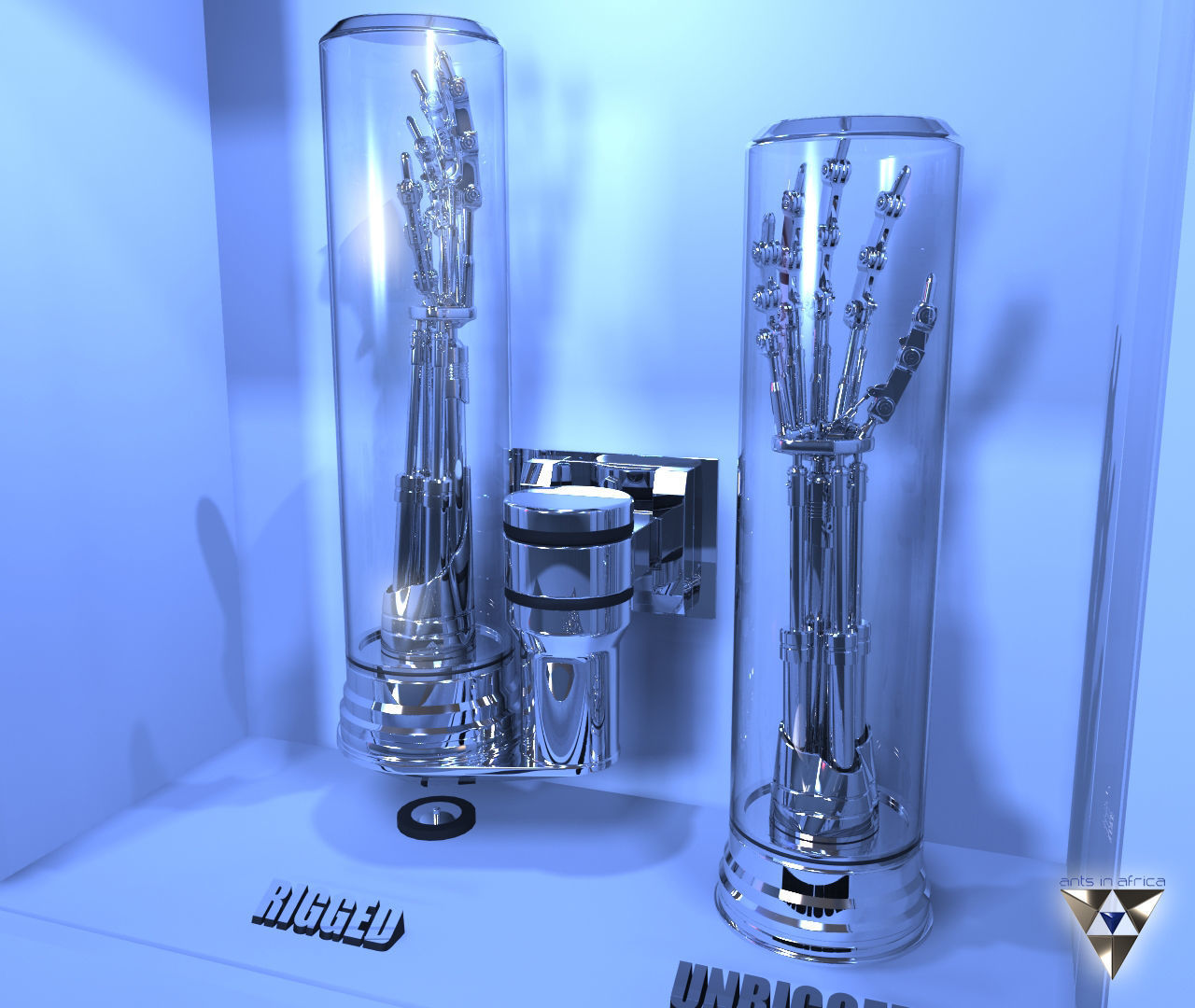 Terminator Arm 3D model_1