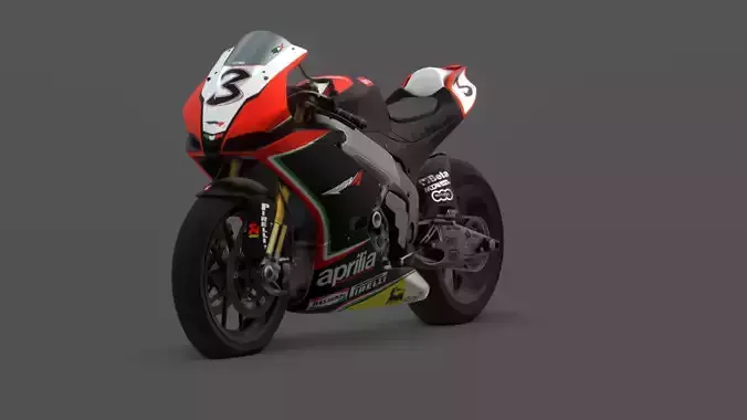 Aprilia RSV4 Factory Superbike 3D Model