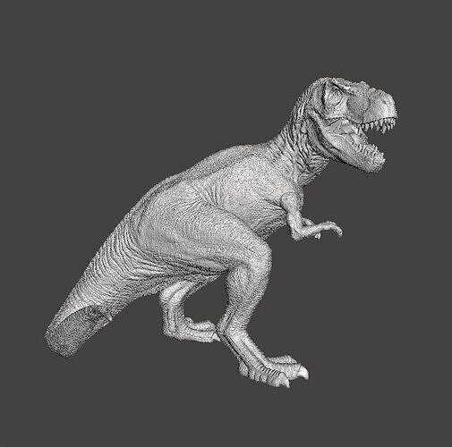 JP REALISTIC T-REX DINOSAUR FIGURE MODEL STATUE WILDLIFE 3D print model