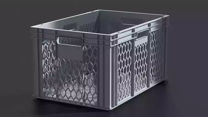 Plastic Crate 002 XL