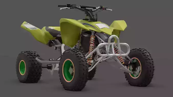  Dakumoto 450 Racing Street Bike 3D Model